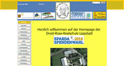 Desktop Screenshot of drost-rose-realschule.de