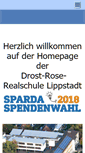 Mobile Screenshot of drost-rose-realschule.de